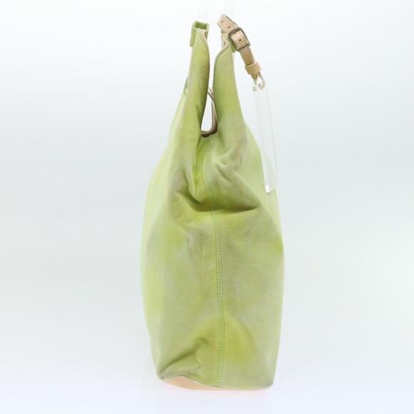 CELINE Hand Bag Suede Green - Picture 6 of 13